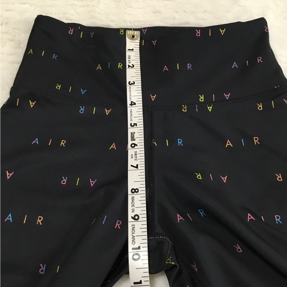 Nike Women's AIR Mid Rise Printed Running 7/8 Run Leggings-Black size XS - Picture 8 of 12